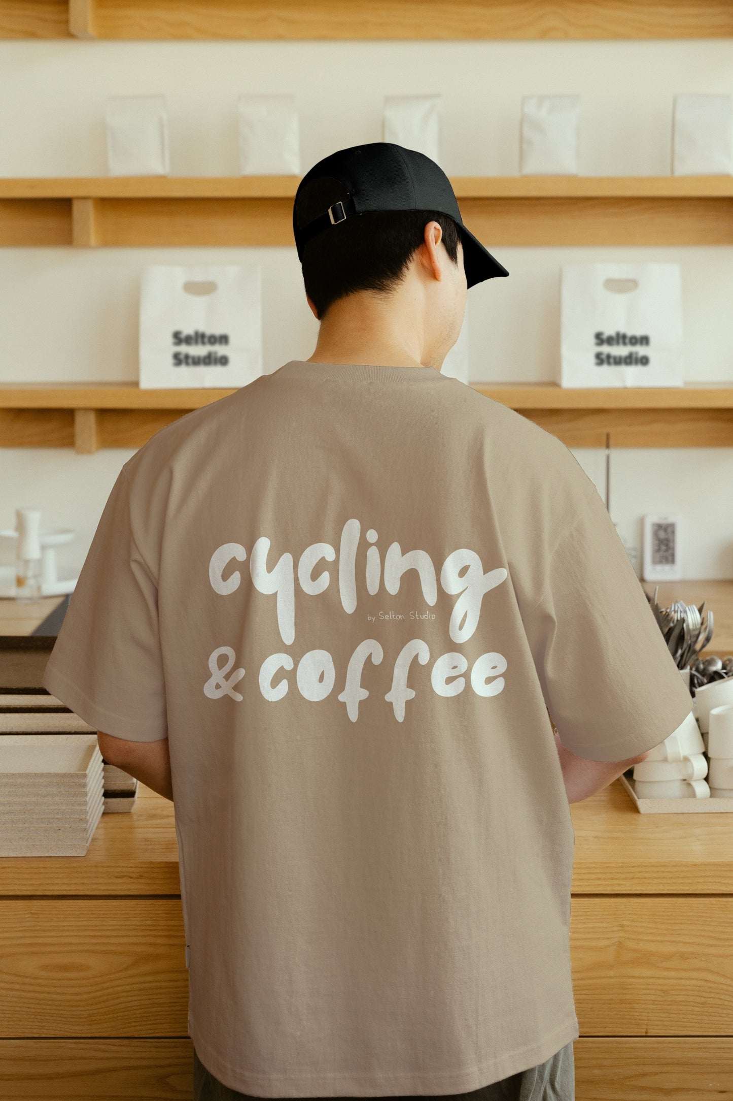 Cycling & Coffee Heavyweight T-Shirt