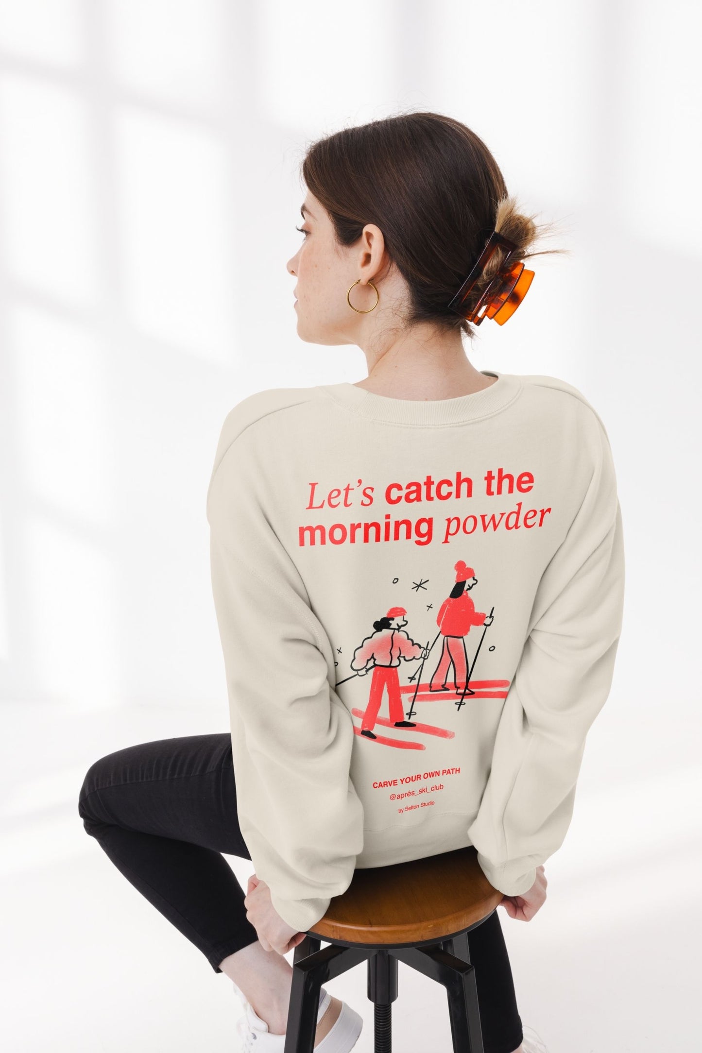Morning Powder Oversized Sweatshirt
