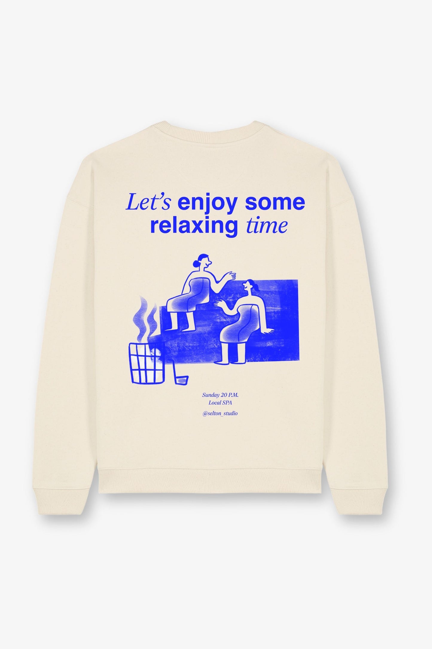 Relaxing Time Oversized Sweatshirt