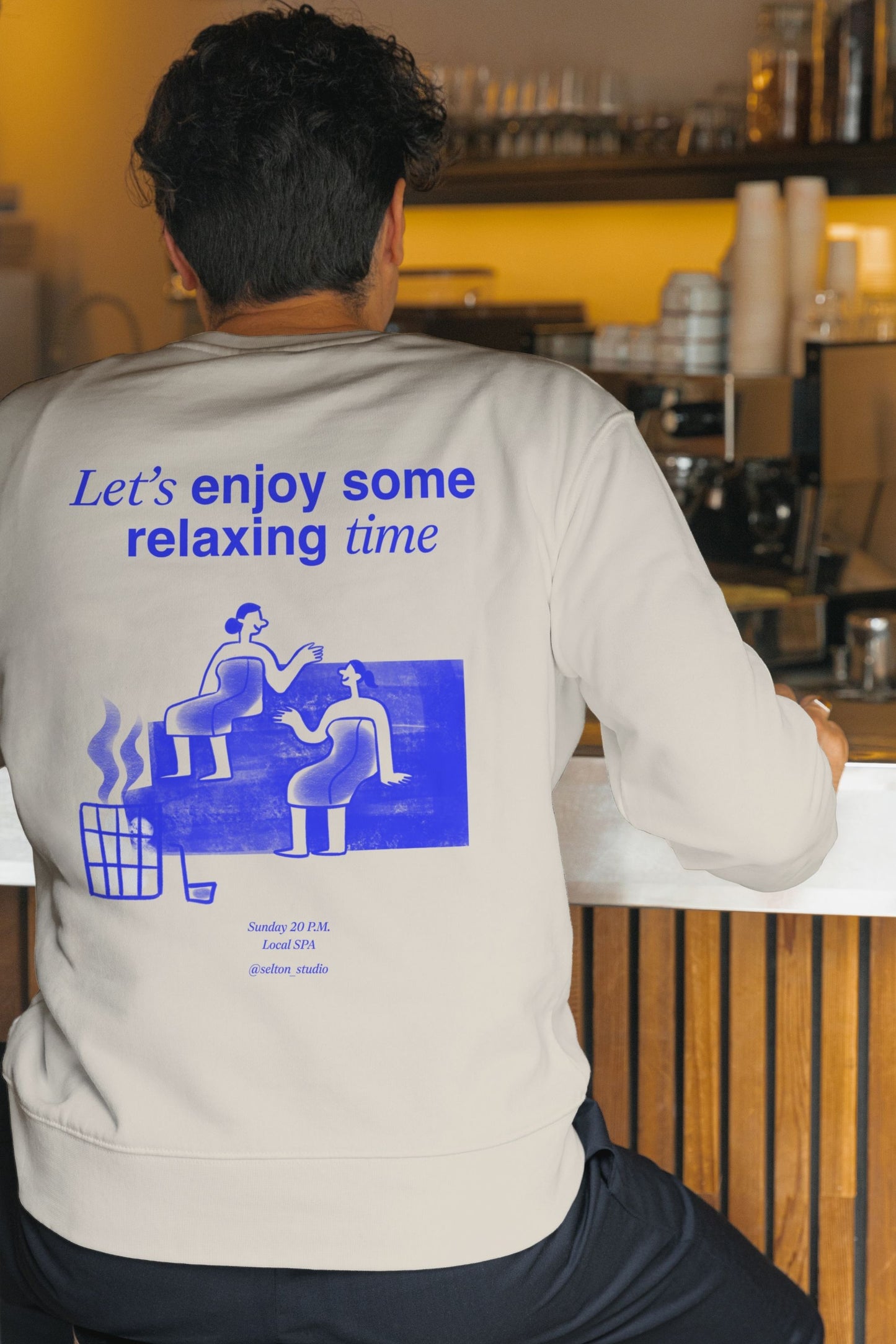 Relaxing Time Oversized Sweatshirt