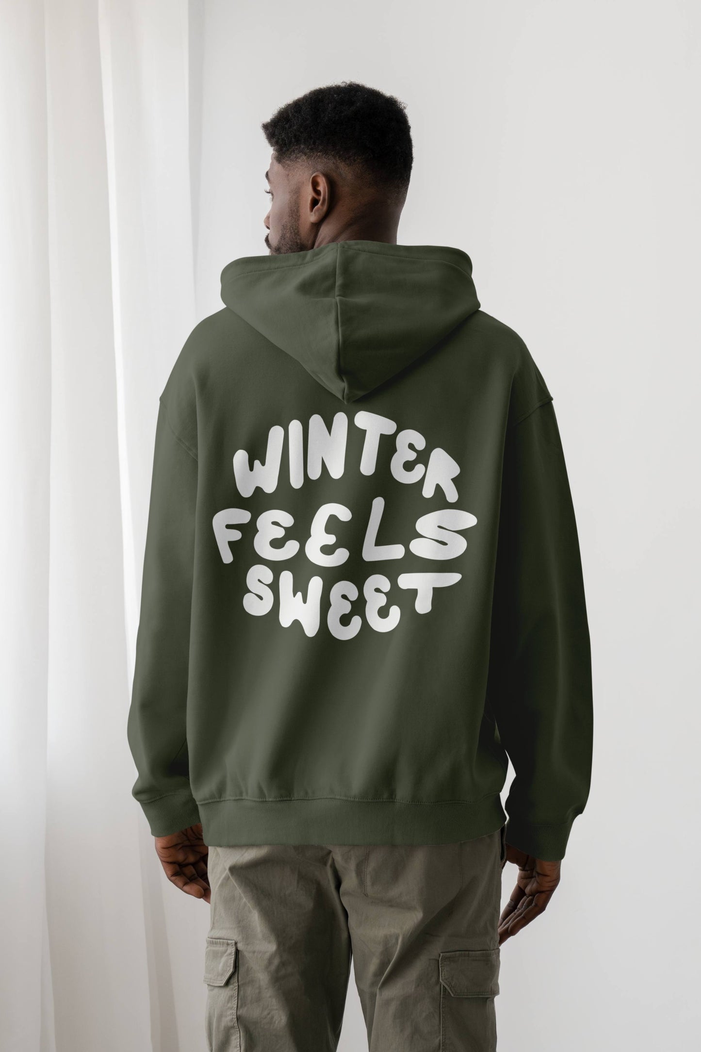 Winter Feels Sweet Oversized Hoodie