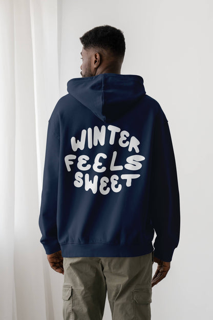 Winter Feels Sweet Oversized Hoodie