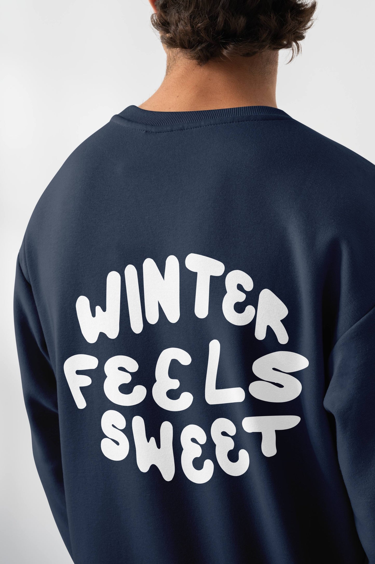 Winter Feels Sweet Oversized Sweatshirt